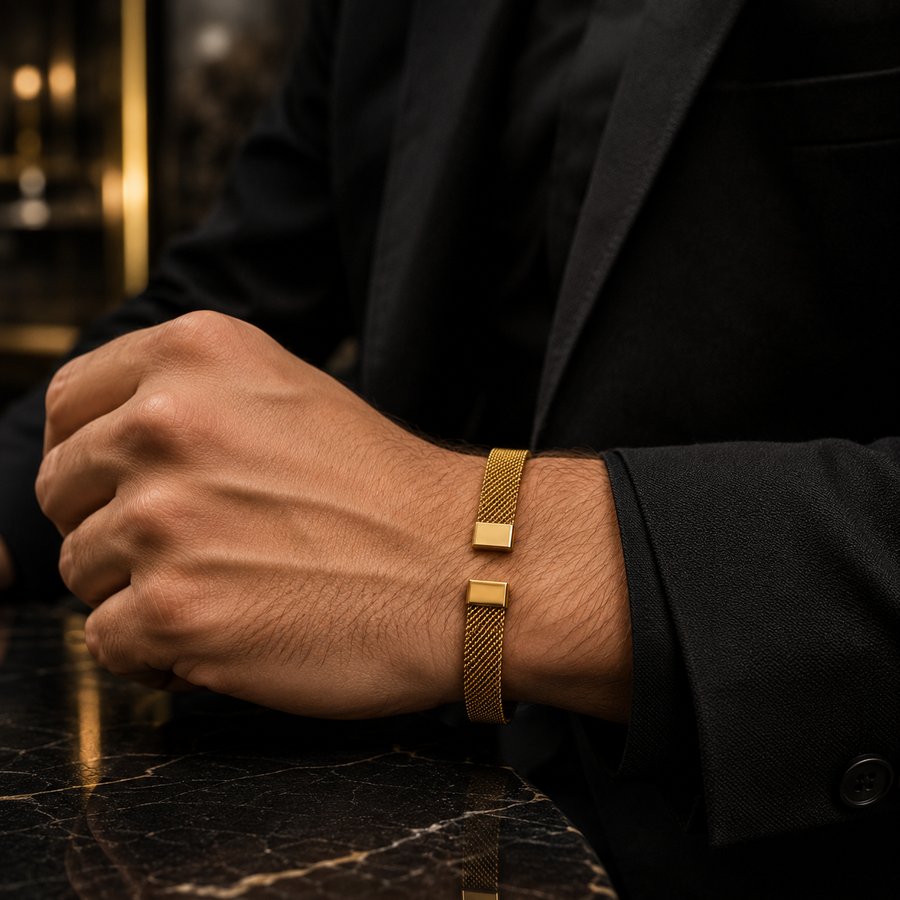 Men’s Mesh Cuff Bracelets
