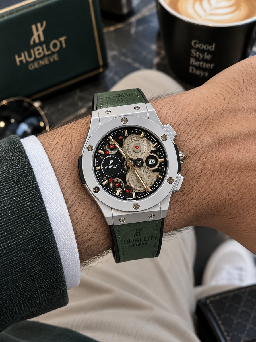 Skeleton Chronograph Luxury Watches