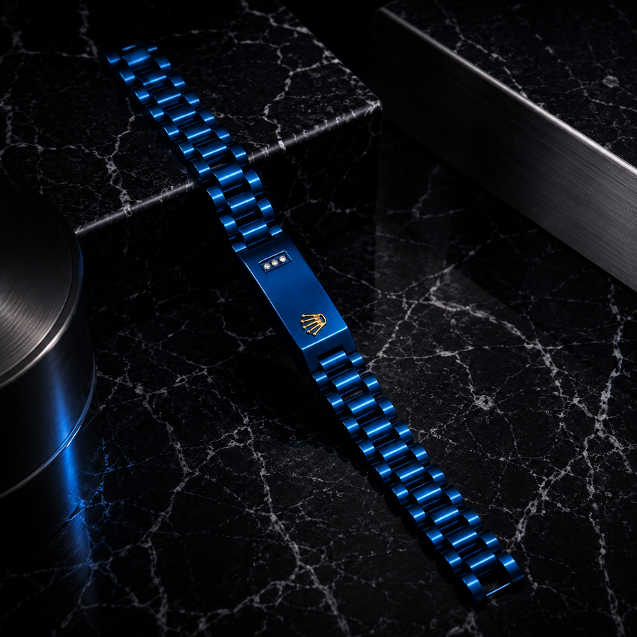 Men’s Blue  Link Bracelet