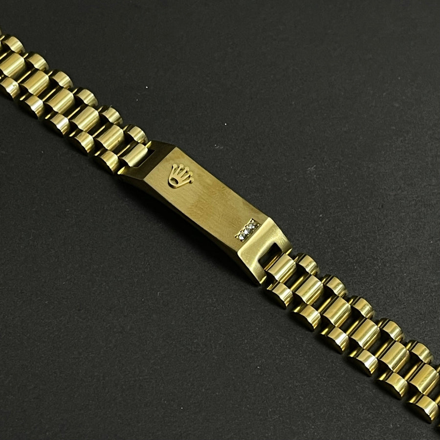 12mm Golden RLX Crown Jubilee Bracelet for Men