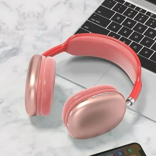 Wireless Bluetooth 5.0 Over-Ear Headphones with Mic, Stereo Bass & Noise Cancelling