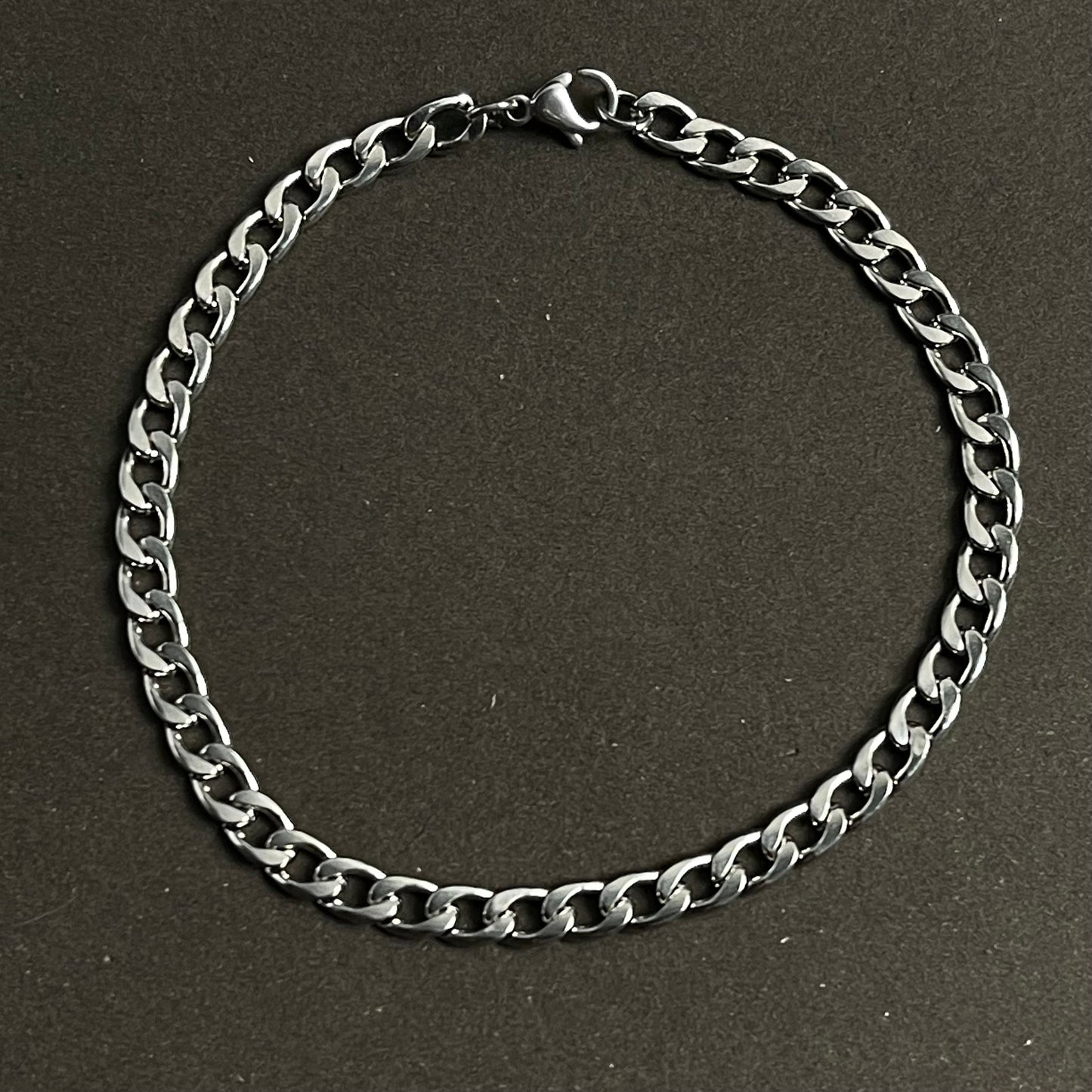 3mm Silver Figaro Link Chain Bracelet For Men