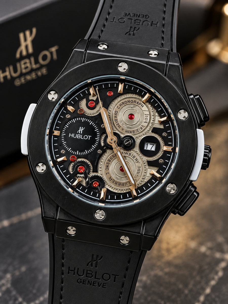 Skeleton Chronograph Luxury Watches