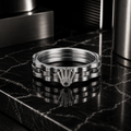 Men’s Silver Crown Signet Ring