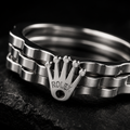 Men’s Silver Crown Signet Ring