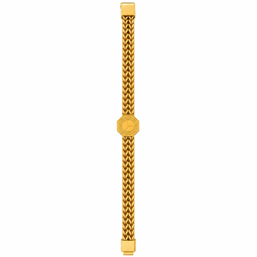 Men’s Gold-Tone Woven Link Bracelet