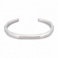 Men’s Silver-Tone Open Cuff Bracelet