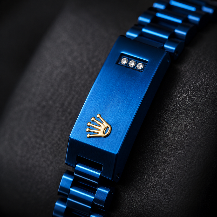 Men’s Blue  Link Bracelet