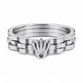 Men’s Silver Crown Signet Ring